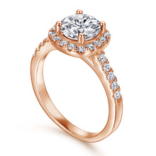 The Victoria - 18kt Rose Gold Wedding Ring Set