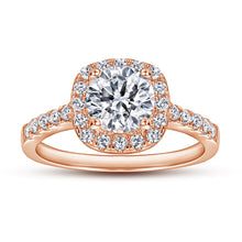 The Victoria - 18kt Rose Gold Wedding Ring Set