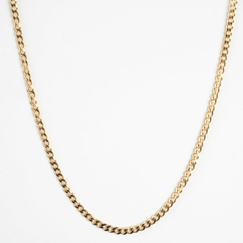 Classic Cuban Gold Link Chain - 3mm