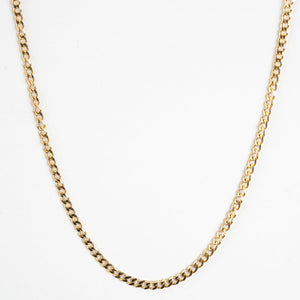 Classic Cuban Gold Link Chain - 3mm