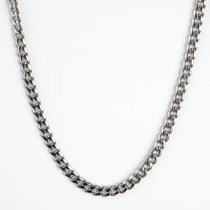 Classic Cuban Silver Chain - 5mm