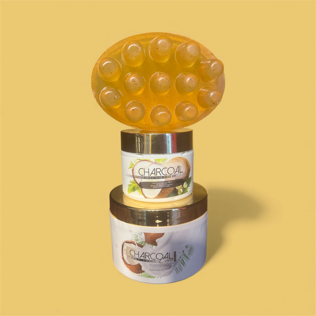 Charcoal coco Eclaircissant Set Buy1get1