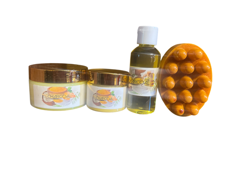 Charcoal coco Turmeric set Buy1get1
