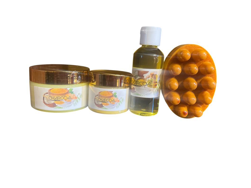 Charcoal coco Turmeric set Buy1get1
