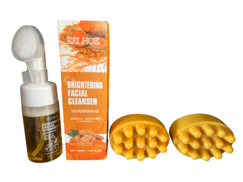 Charcoal coco Turmeric set